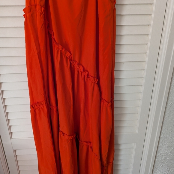 Ces Femme Vibrant Orange Maxi Dress - Picture 7 of 8